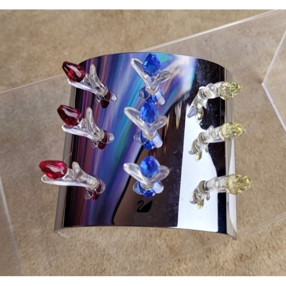 SWAROVSKI - Miniature Tulips - Crystal SCS Renewal with stand - Retired! - Picture 5 of 6